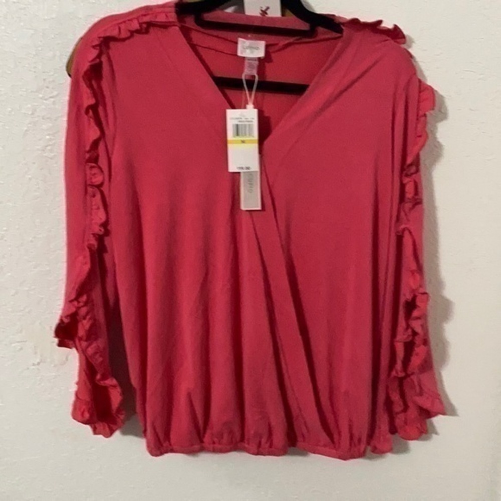 Cupio faux wrap blouse
